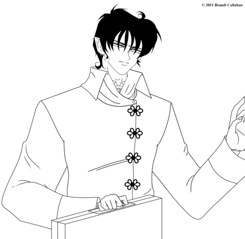 Professor Jade Coloring Page